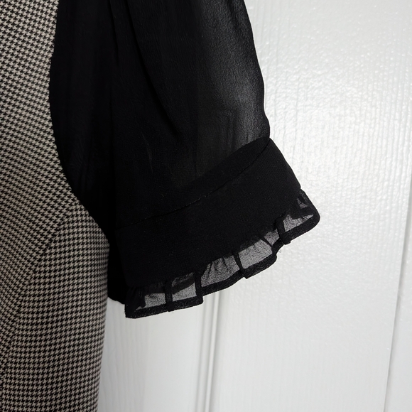 Karen Millen Black and Gray Midi Dress - Picture 5 of 5